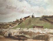 Vincent Van Gogh Montmartre:Quarry,the Mills (nn04) oil painting picture wholesale
